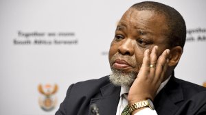 Mining Minister Gwede Mantashe