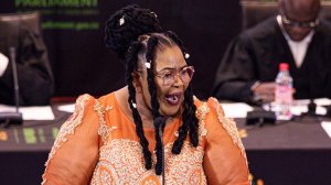 Water and Sanitation Minister Pemmy Majodina 