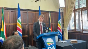 DA Spokesperson on Finance Dr Mark Burke 