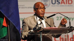 Health Minister Dr Aaron Motsoaledi 