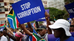 Corruption protest