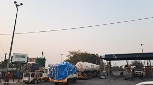 A border post between South Africa and Zimbabwe
