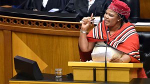 Minister of Water and Sanitation Pemmy Majodina