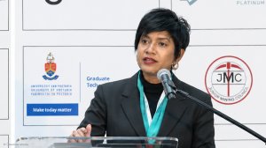 Anglo American senior VP corporate affairs South Africa Nevashnee Naicker.