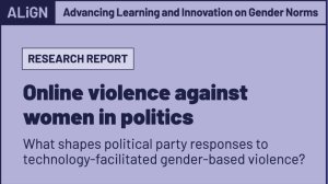 Online violence against women in politics: what shapes political party responses to technology-facilitated gender-based violence?
