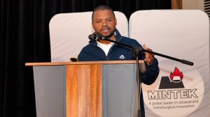 Mintek Minerals Processing Division Senior Engineer Dr Sandile Nkwanyana.