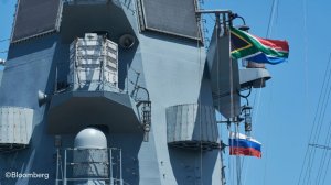 SA Russia flags