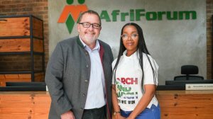 AfriForum CEO Kallie Kriel and March and March founder Jacinta Ngobese-Zuma