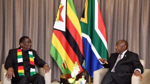 President Cyril Ramaphosa & Zimbabwean President Emmerson Mnangagwa