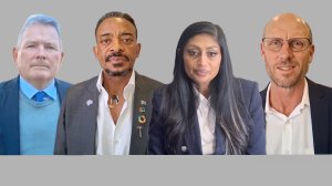 Paul Dunne, Mzila Mthenjane, Shamini Harrington, Richard Stewart.