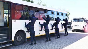 The SWAT unit in action
